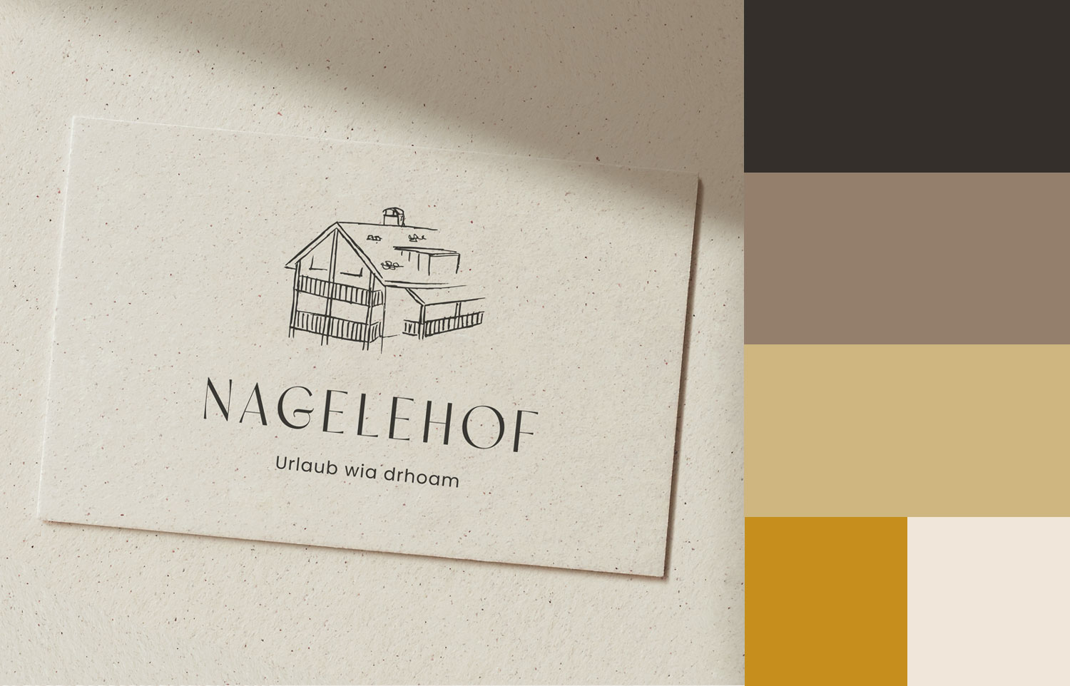 Gestaltung des Corporate Design für Urlaub auf dem Bauernhof in Südtirol