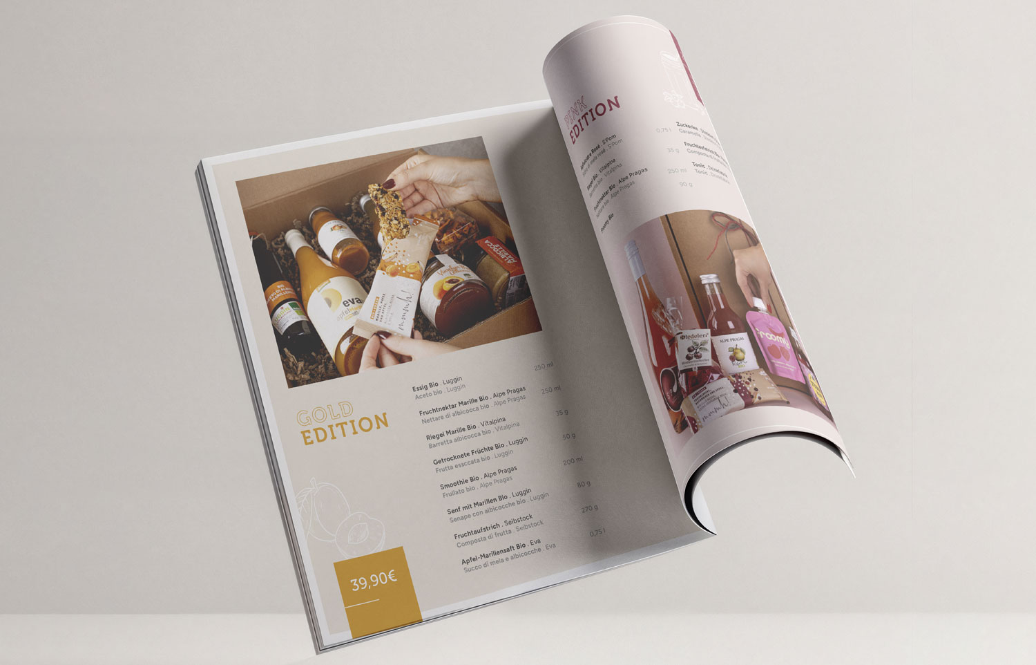 Gestalung und Layout des Magazins